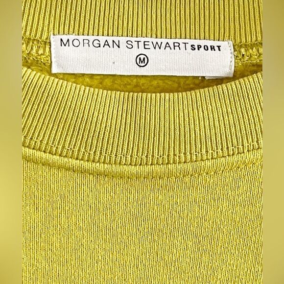 Revolve Morgan Stewart Sport Yellow Tennis racket Sweatshirt. Medium - Picture 5 of 6